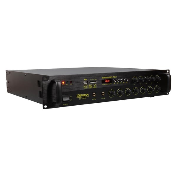 BOFMANN BF-1005T 1000 WATT USB/SD/BLUETOOTH HAT TRAFOLU 5 BÖLGELİ MIXER ANFİ Fiyatı - Merter Elektronik