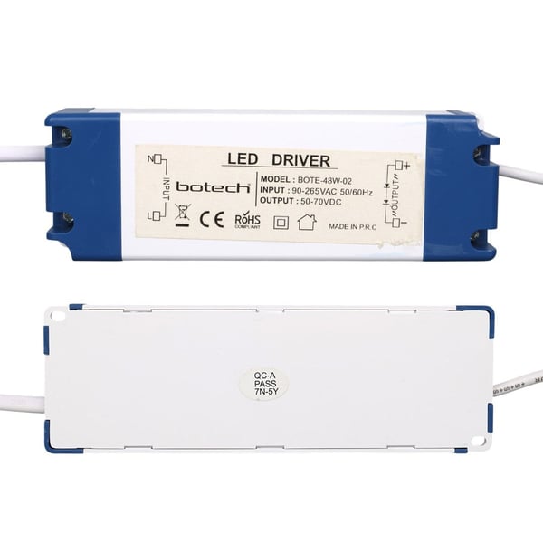 Botech 60x60 Panel Led Driver Adaptörü (50V-70V Dc) BOTE-48W-01 Fiyatı - Merter Elektronik