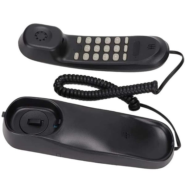 BOTECH MS-3 KABLOLU EKRANSIZ SİYAH DUVAR TELEFONU