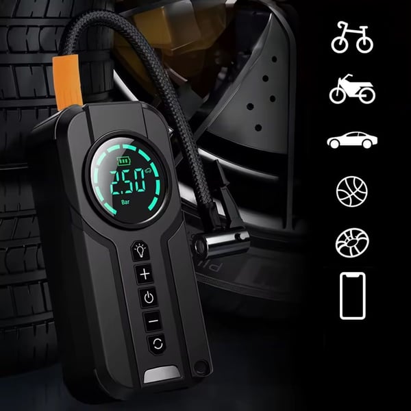 BUWEI 1920 POWERBANK AKÜ ŞARJ LASTİK HAVA KOMPRESÖRÜ ŞİŞİRİCİ Fiyatı - Merter Elektronik
