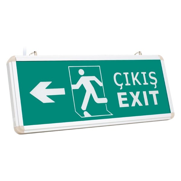 CATA CT-9170 3 WATT LEDLİ ACİL ÇIKIŞ ŞARJLI EXIT LEVHASI (SOLA)