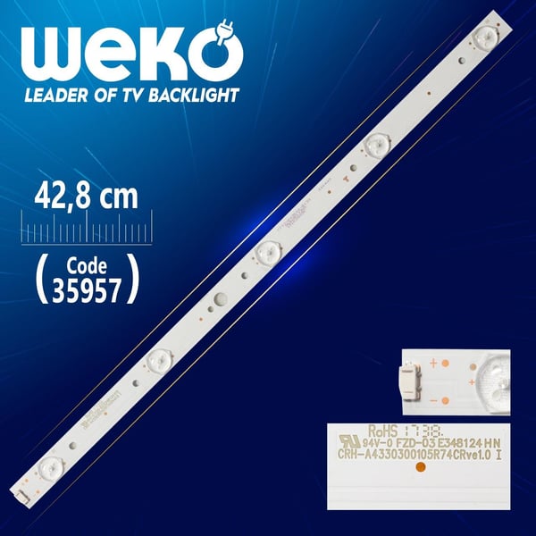 CRH-A4330300105R74CRVE1.0 I 5 LEDLİ  42.8 CM
