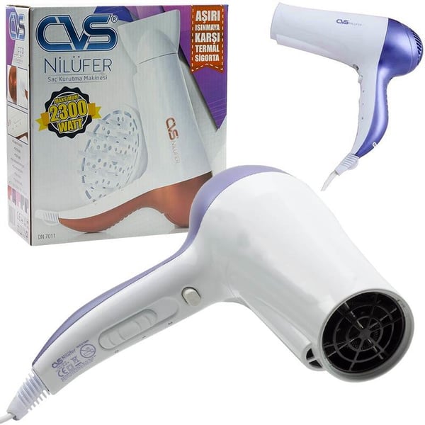 CVS DN-7011 NİLÜFER GÜMÜŞ 2000 WATT SAÇ KURUTMA MAKİNESİ