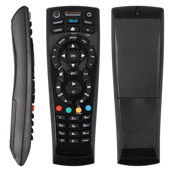 D-Smart HD BLU Akıllı Uydu Alıcı Kumandası Fiyatı - Merter Elektronik