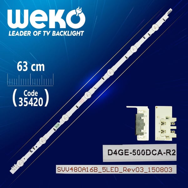 D4GE-500DCA-R2  63 CM 7 LEDLİ - (WK-999)