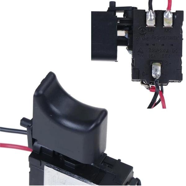 DC 7.2-24V PLASTİK KASA AKÜLÜ MATKAP HIZ KONTROL TETİK ANAHTARI