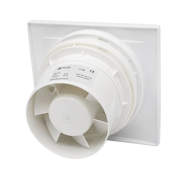 DE-PA 11150 Q150 150'LİK BANYO TUVALET ASPİRATÖR (15CM) Fiyatı - Merter Elektronik