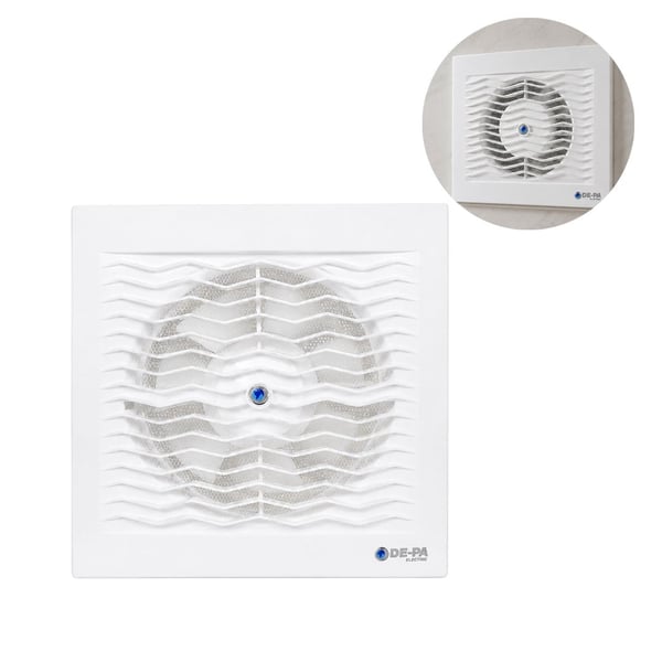DE-PA 11150 Q150 150'LİK BANYO TUVALET ASPİRATÖR (15CM) Fiyatı - Merter Elektronik
