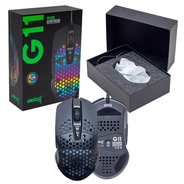 DEİOG G11 KABLOLU 4000 DPI GAMING MOUSE