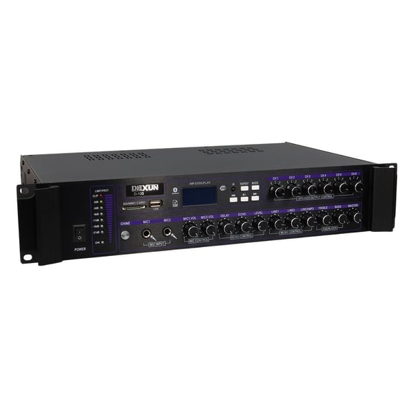 Dexun D-100 60W USB-SD Girişli 100V Hat Trafolu Anfi Fiyatı - Merter Elektronik