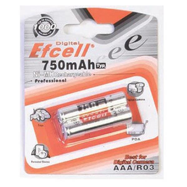 EFCELL 750 MAH İNCE ŞARLI PİL TEK