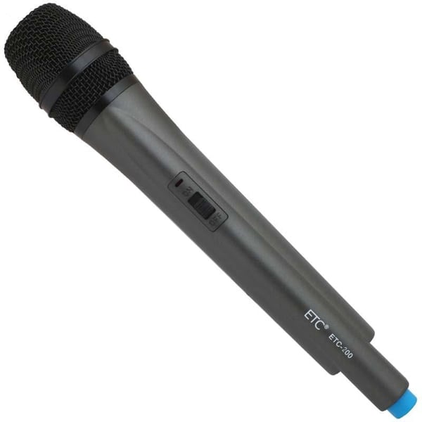 ETC-200 VHF TEKLİ KABLOSUZ EL MİKROFONU