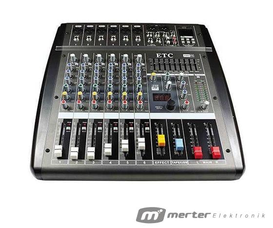 ETC MT-4 USB 4 KANAL DECK MIXER