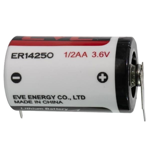 Eve ER14250/3PT 1/2AA - 3.6 Volt Kısa Boy Puntalı Lityum Pil Fiyatı - Merter Elektronik