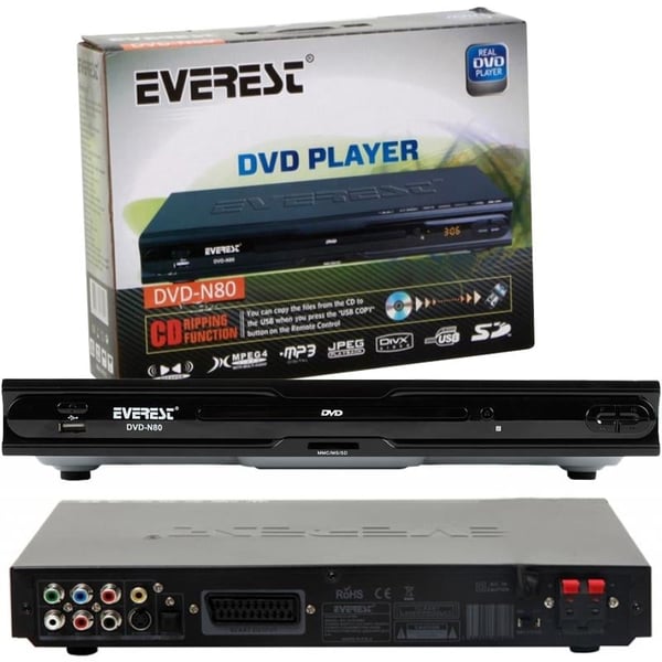 EVEREST DVD-N80 ANFİLİ DVD/DIVX PLAYER