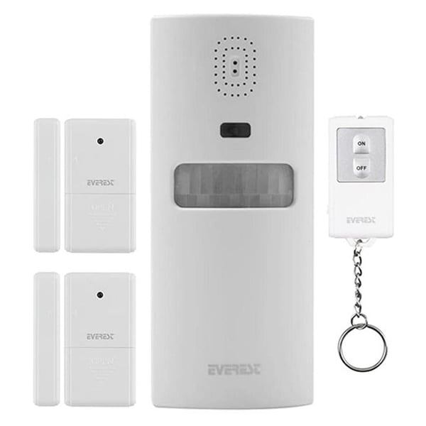 EVEREST EG-9830 PIR KIZILÖTESİ HAREKET SENSÖRLÜ GÜVENLİK ALARMI UZAKTAN KUMANDALI
