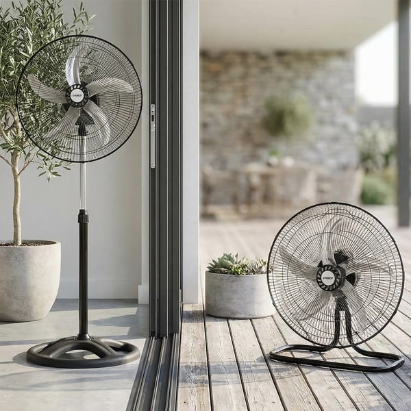 EVEREST FAN16 SİYAH 18'' 65 WATT 3 HIZ KADEMELİ 5 PARVANELİ SANAYİ TİĞİ VANTİLATÖR Fiyatı - Merter Elektronik