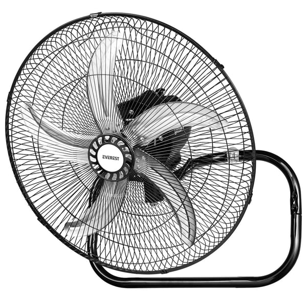 EVEREST FAN16 SİYAH 18'' 65 WATT 3 HIZ KADEMELİ 5 PARVANELİ SANAYİ TİĞİ VANTİLATÖR Fiyatı - Merter Elektronik