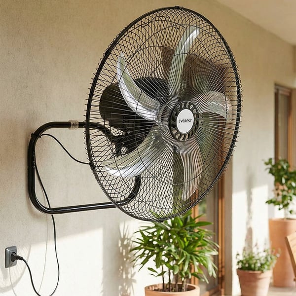 EVEREST FAN16 SİYAH 18'' 65 WATT 3 HIZ KADEMELİ 5 PARVANELİ SANAYİ TİĞİ VANTİLATÖR Fiyatı - Merter Elektronik