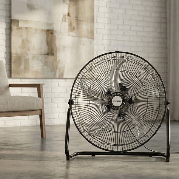EVEREST FAN16 SİYAH 18'' 65 WATT 3 HIZ KADEMELİ 5 PARVANELİ SANAYİ TİĞİ VANTİLATÖR Fiyatı - Merter Elektronik