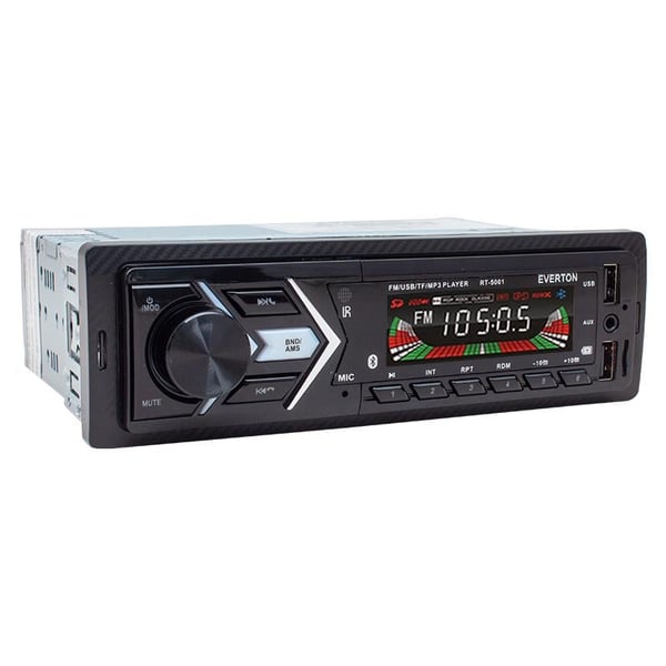 EVERTON RT-5001 USB/SD/FM/AUX/BT BLUETOOTHLU MEKANİKSİZ OTO TEYP 4X50 WATT