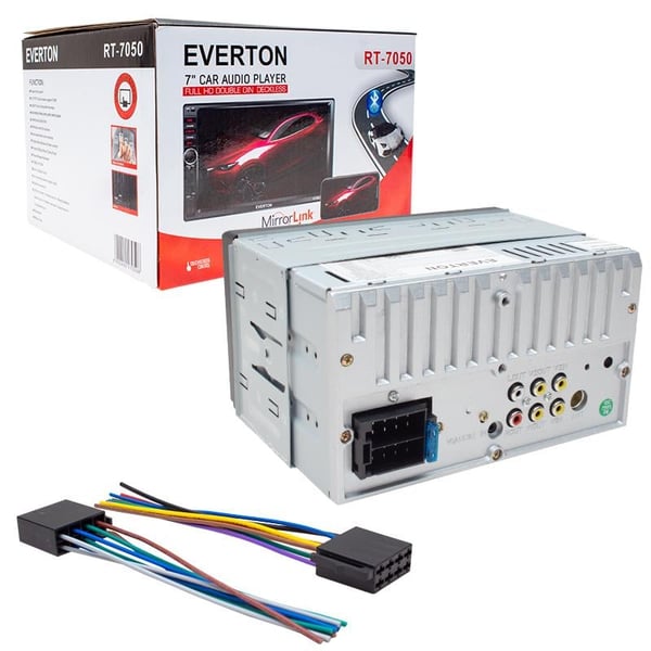 EVERTON RT-7050 7 TFT USB/SD/BT BLUETOOTH ÖZELLİK GERİ VİTES KAMERALI DOUBLE DIN OTO TEYP