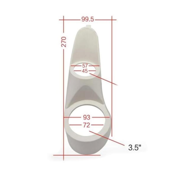 FOR-X XYP-POD1 3.5 TWEETER MONTAJ YUVASI 1 ÇİFT (PLASTİK)