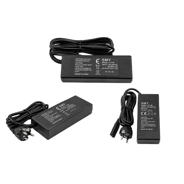 Fully 1611M 12 Volt - 7 Amper 5.5*2.5 Uçlu Plastik Kasa Masaüstü Adaptör Fiyatı - Merter Elektronik
