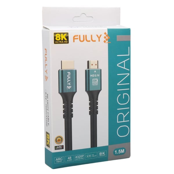 FULLY G-506F 3 METRE 8K V2.1 ULTRA HD HDMI GÖRÜNTÜ KABLOSU Fiyatı - Merter Elektronik