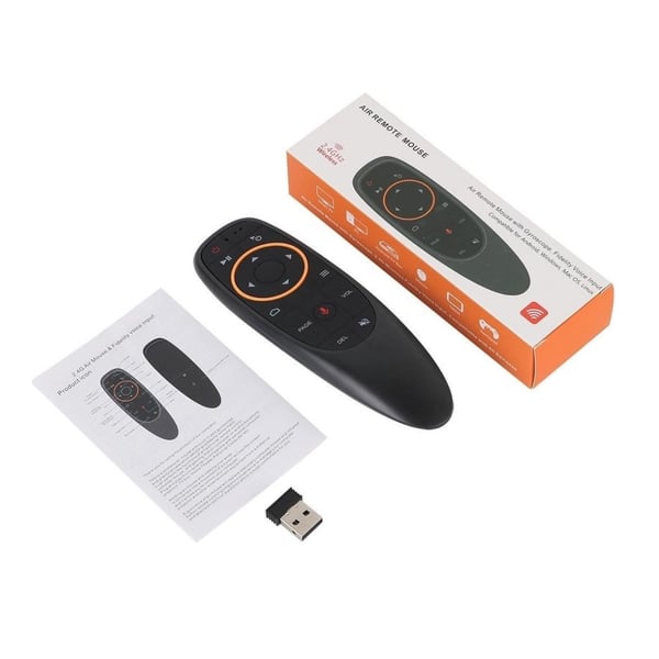 G10 Android-Windows-Linux-TV Box-Mac OS Uyumlu 2.4 Ghz Ses Komutlu Wireless Air Mouse Uzaktan Kumanda Fiyatı - Merter Elektronik