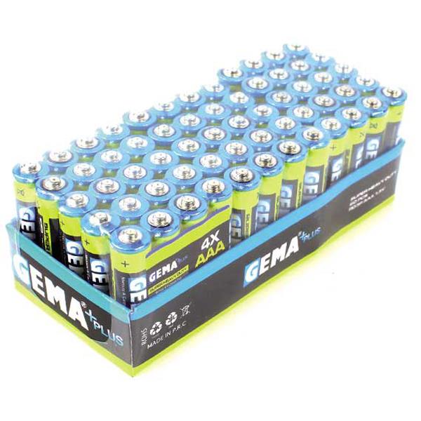 GEMA PLUS AAA İNCE KALEM PİL (60 ADET)