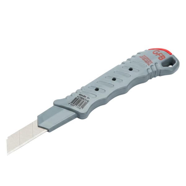 GFB 4510 PLASTİK GÖVDE METAL BIÇAĞI PROFOSYONEL FALÇATA 18X0.5 MM BIÇAKLI