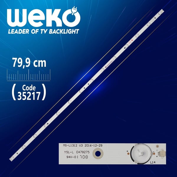 GJ-2K15 D2P5-400-D409-C4 (PITCH 92MM) - 79.9 CM 9 LEDLİ - (WK-457)