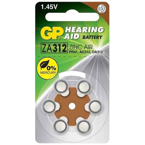 GP ZA312 312 NO KULAKLIK PİLİ (PAKET FİYATI)