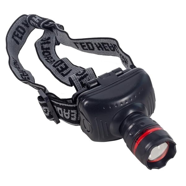 GREYDER GD-710 3*AAA PİLLİ 3 WATT POWER LEDLİ ZOOMLU KAFA FENERİ