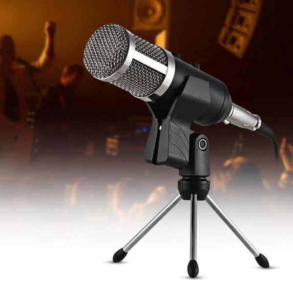 HAIKI HK-100 MASAÜSTÜ KONDENSER STÜDYO PODCAST YAYINCI MİKROFONU 3 METRE KABLOLU