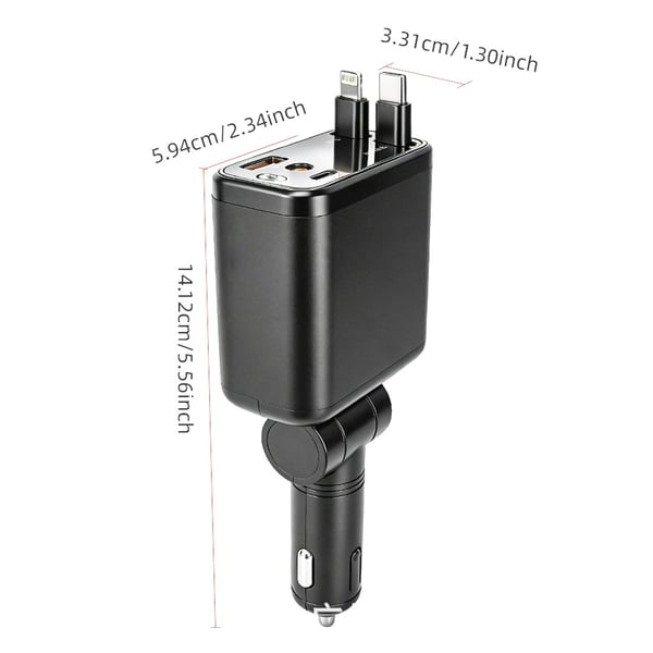 HELLO HL-29871 4 IN 1 ARAÇ ÇAKMAKLIK ŞARJ ALETİ Fiyatı - Merter Elektronik