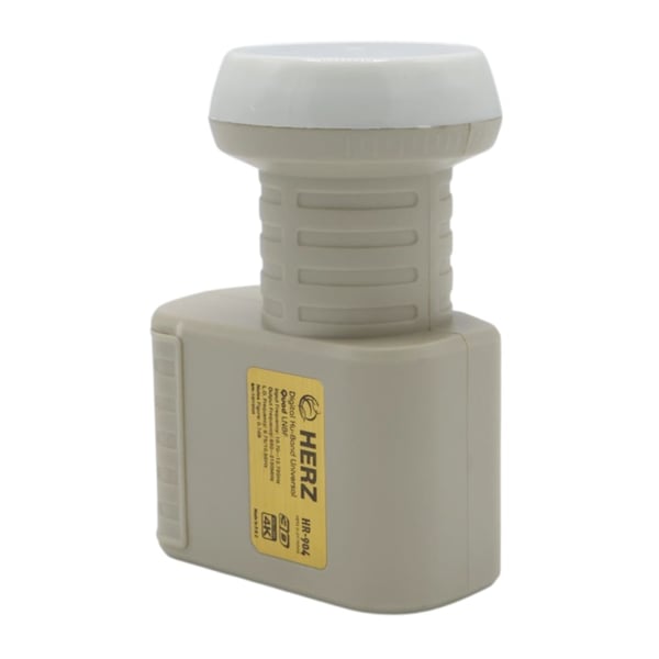 Herz HR-904 Digital Ku-Band Quad 4'lü LNB Universal - Altın Uçlu 0.1dB Sharp Chip Fiyatı - Merter Elektronik