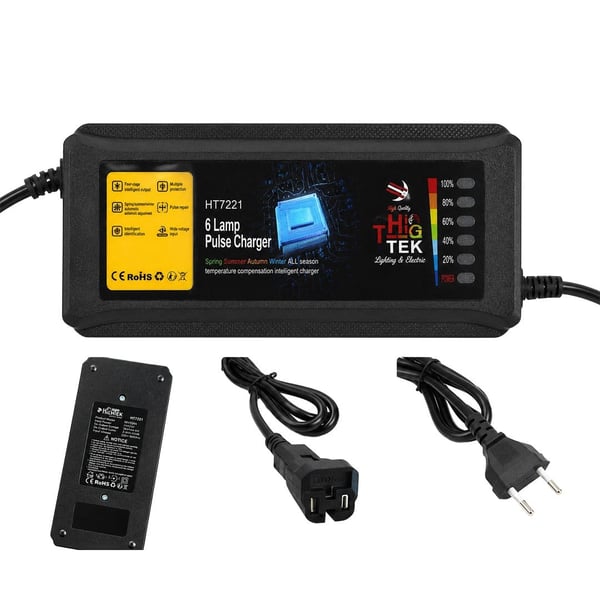 HIGHTEK HT-7221 36 VOLT 20 AMPER ELEKTRİKLİ BİSİKLET - MOTOSİKLET ŞARJ ADAPTÖRÜ Fiyatı - Merter Elektronik