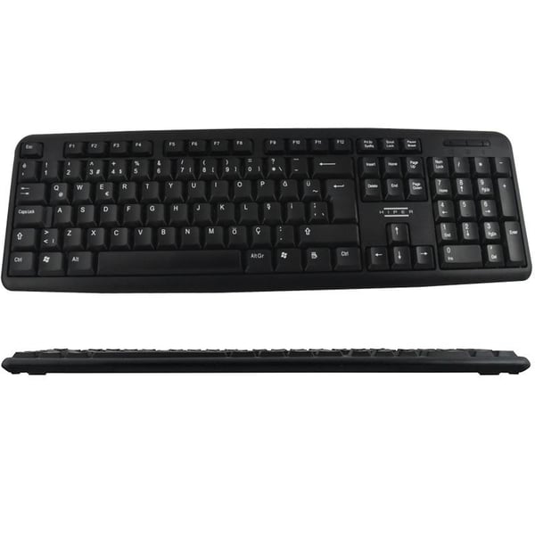 HIPER KM-3055 STANDART SİYAH USB Q KLAVYE