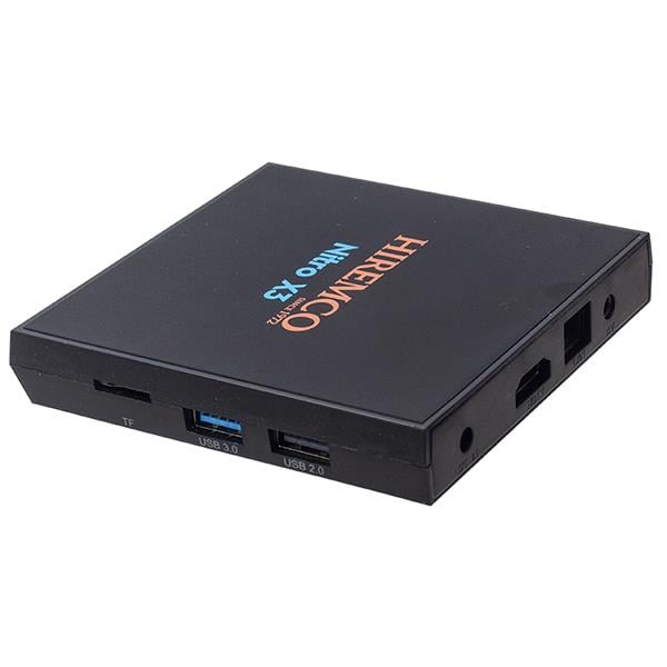 HIREMCO NITRO X3 ANDROID 9.0 BOX 4GB DDR3 RAM 32GB HAFIZA DAHİLİ WIFI NETFLIX UYDU ALICISI