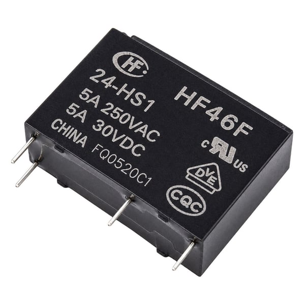 HF46F 24-HS1 5A 250VAC 30VDC Fiyatı - Merter Elektronik