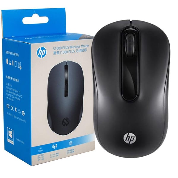 HP S-1000 PLUS 2.4G 1600 DPI KABLOSUZ MOUSE