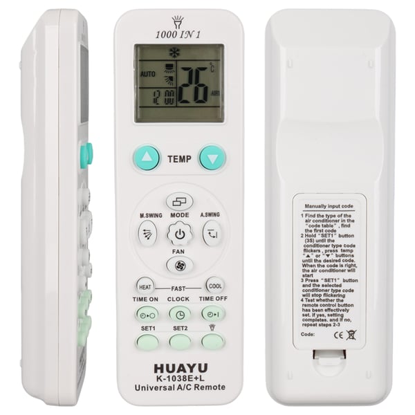 Huayu K-1038E+L  1000in1 Universal AC Akıllı Klima Kumandası Fiyatı - Merter Elektronik