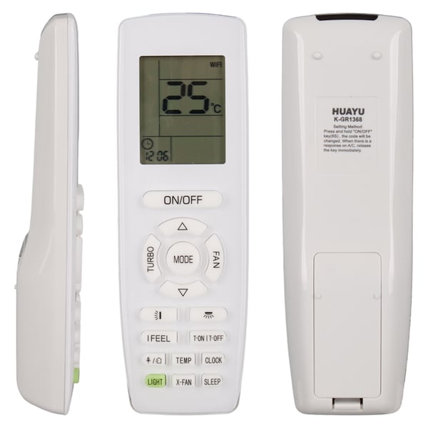 HUAYU KK K-GR1368 UNIVERSAL GREE AKILLI KLİMA KUMANDASI Fiyatı - Merter Elektronik