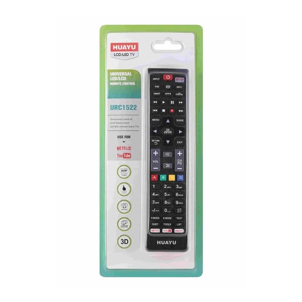 HUAYU KL URC1522 UNIVERSAL TÜM MARKALAR LCD LED TV KUMANDA (40091=21912)