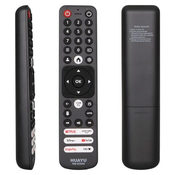 HUAYU RM-B2040 NETFLIX-YOUTUBE-DISNEY-PRIME VIDEO TUŞLU LCD-LED TV KUMANDA Fiyatı - Merter Elektronik