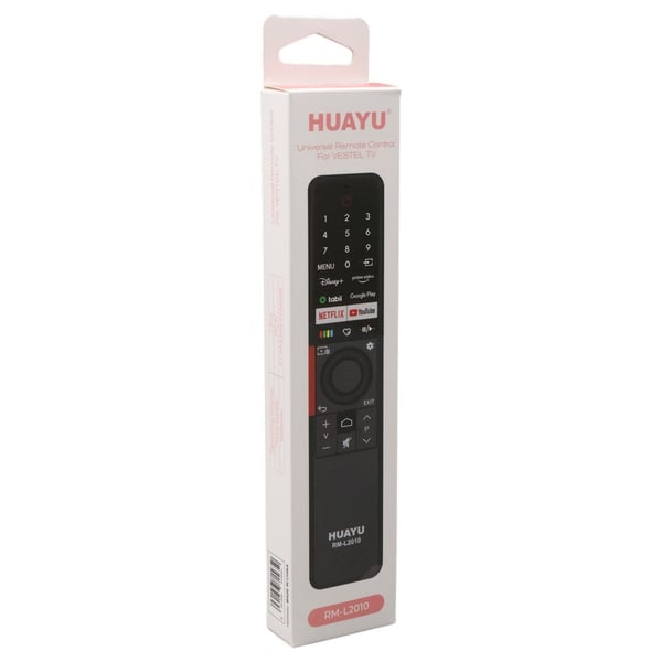 HUAYU RM-L2010 VESTEL UNIVERSEL NETFLIX-YOUTUBE-GOOGLE PLAY - TABİİ TUŞLU LCD-LED TV KUMANDA