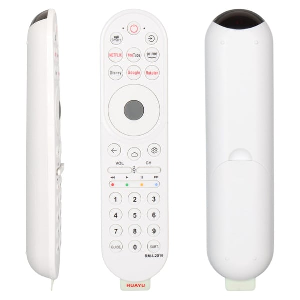 HUAYU RM-L2016 BEYAZ NETFLIX-YOUTUBE-DISNEY-RAKUTEN TUŞLU LCD-LED TV KUMANDA Fiyatı - Merter Elektronik