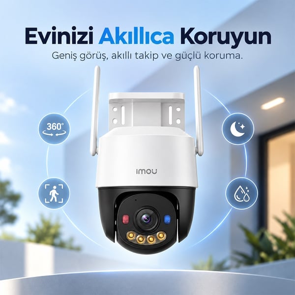 IMOU IPC-K7FP-5V0W CRUİSER SC DIŞ MEKAN 5MP WİFİ PT KAMERA